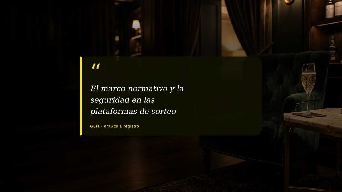 El marco normativo y la seguridad en las plataformas de sorteo