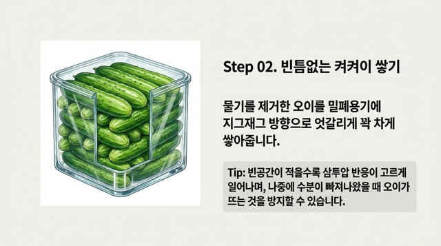 소금물 완전히 식히기