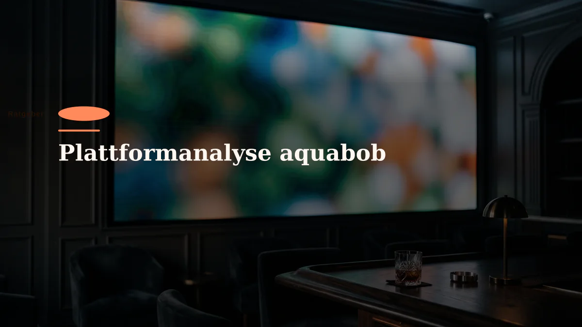 Plattformanalyse aquabob