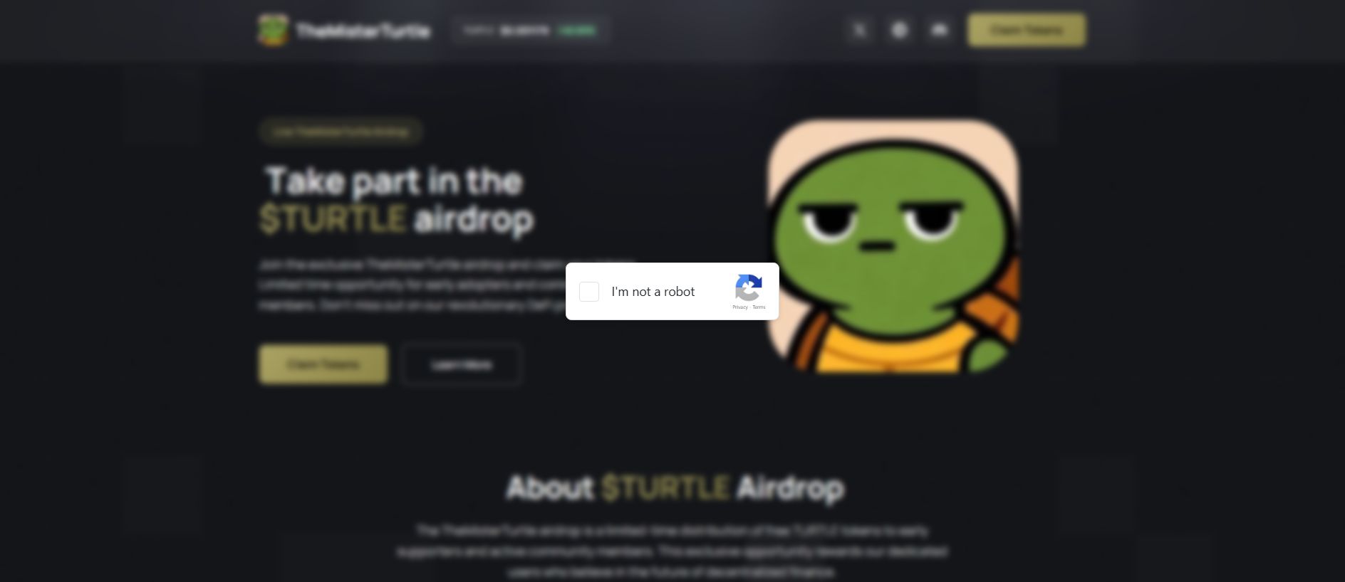 Forensic screenshot of themisterturyle.sbs showing the phishing page layout