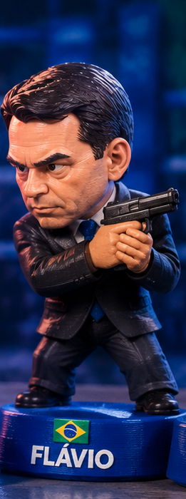 Boneco impressora 3d Flavio