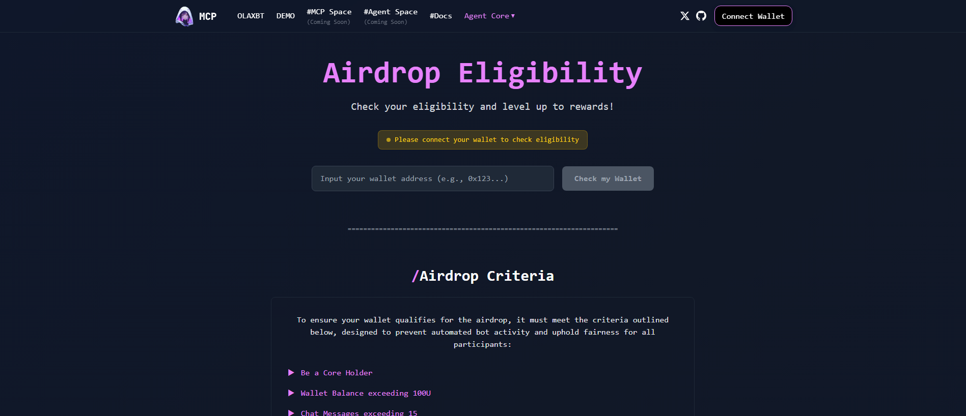 Stored capture of olaxbt-airdrop-ui.pages.dev