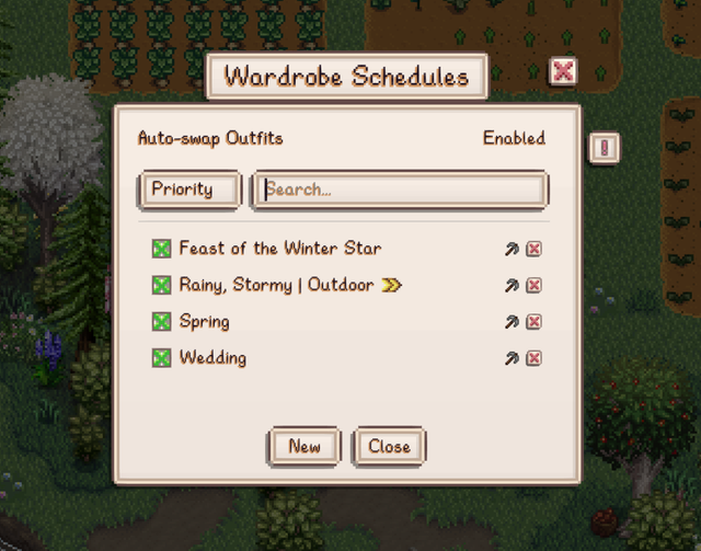 Schedules