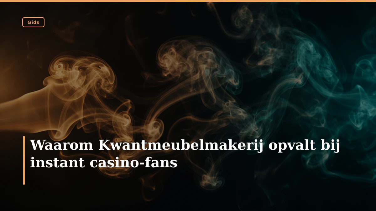 Waarom Kwantmeubelmakerij opvalt bij instant casino-fans