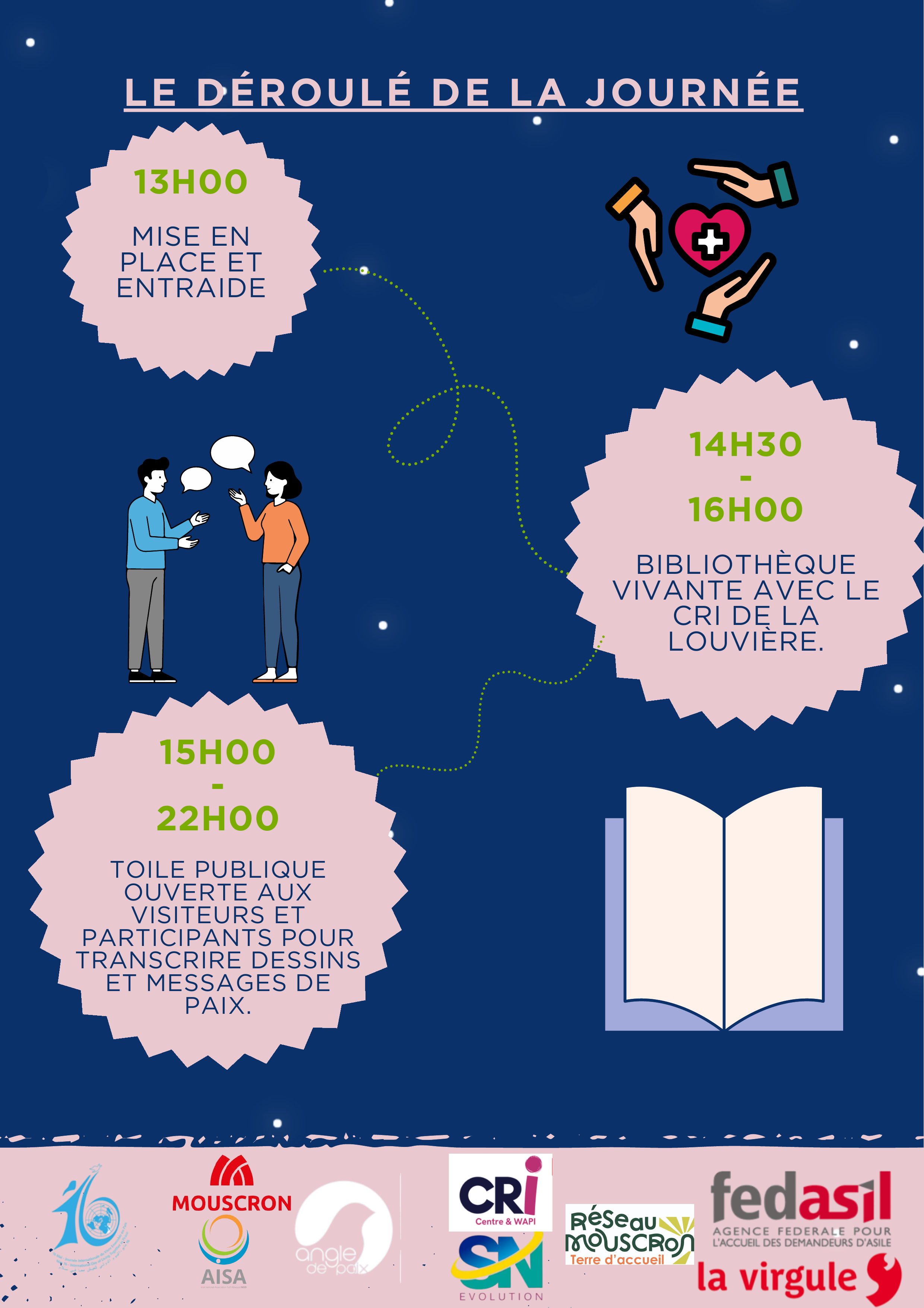 Déroulé de la journée, Journée internationale de la paix