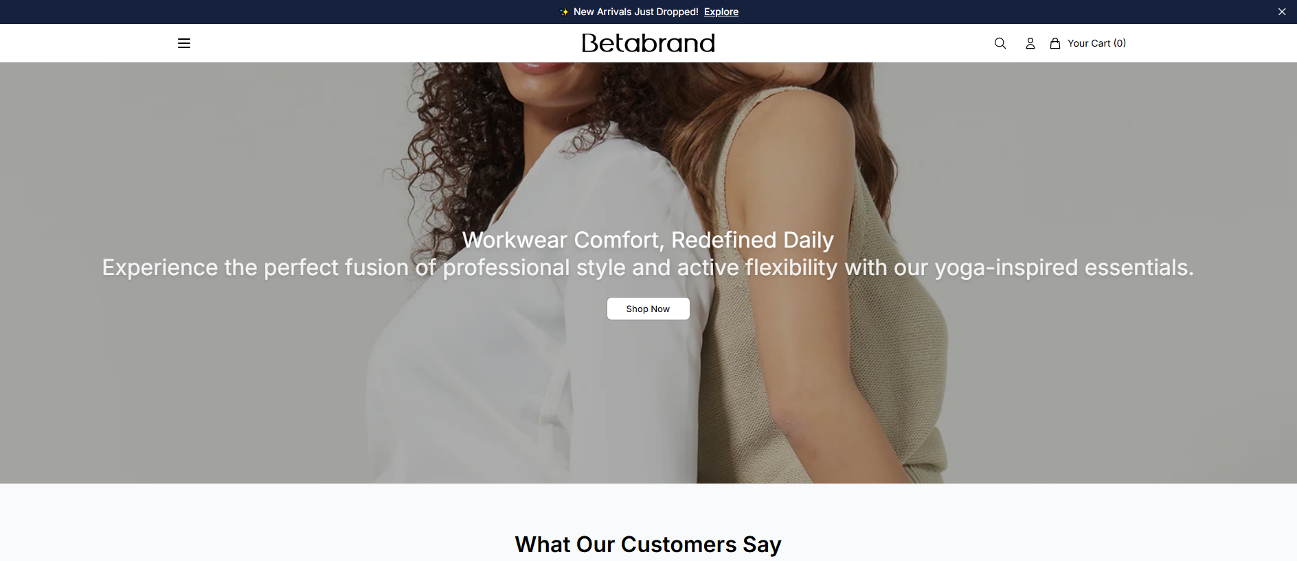 Stored capture of betabrandstyle.shop