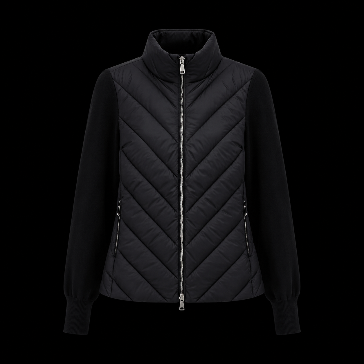 Moncler mujer negra corta