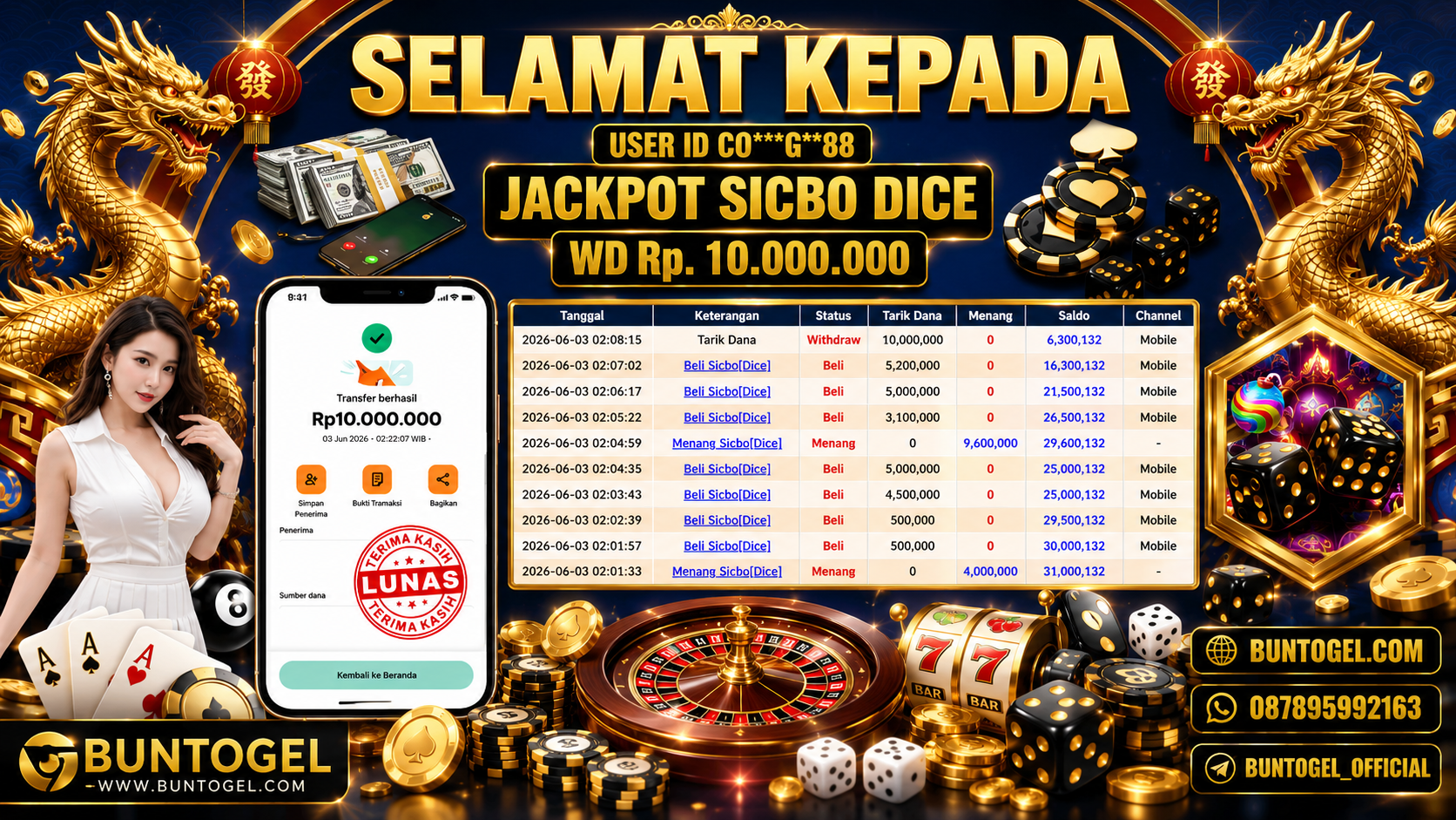 BUKTI BAYAR BUNTOGEL