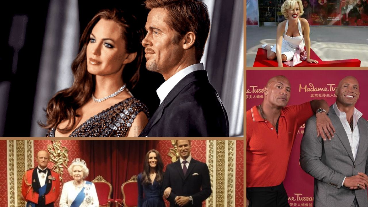O Madame Tussauds de Nova York abriga mais de 200 figuras de cera de celebridades, incluindo atores, músicos, políticos, esportistas e outros.
