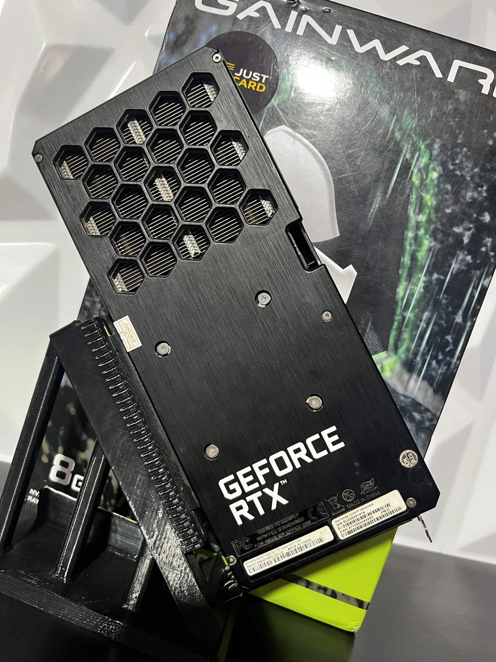 RTX 3050 8GB Gainward Ghost BOX Occasion miniature 2