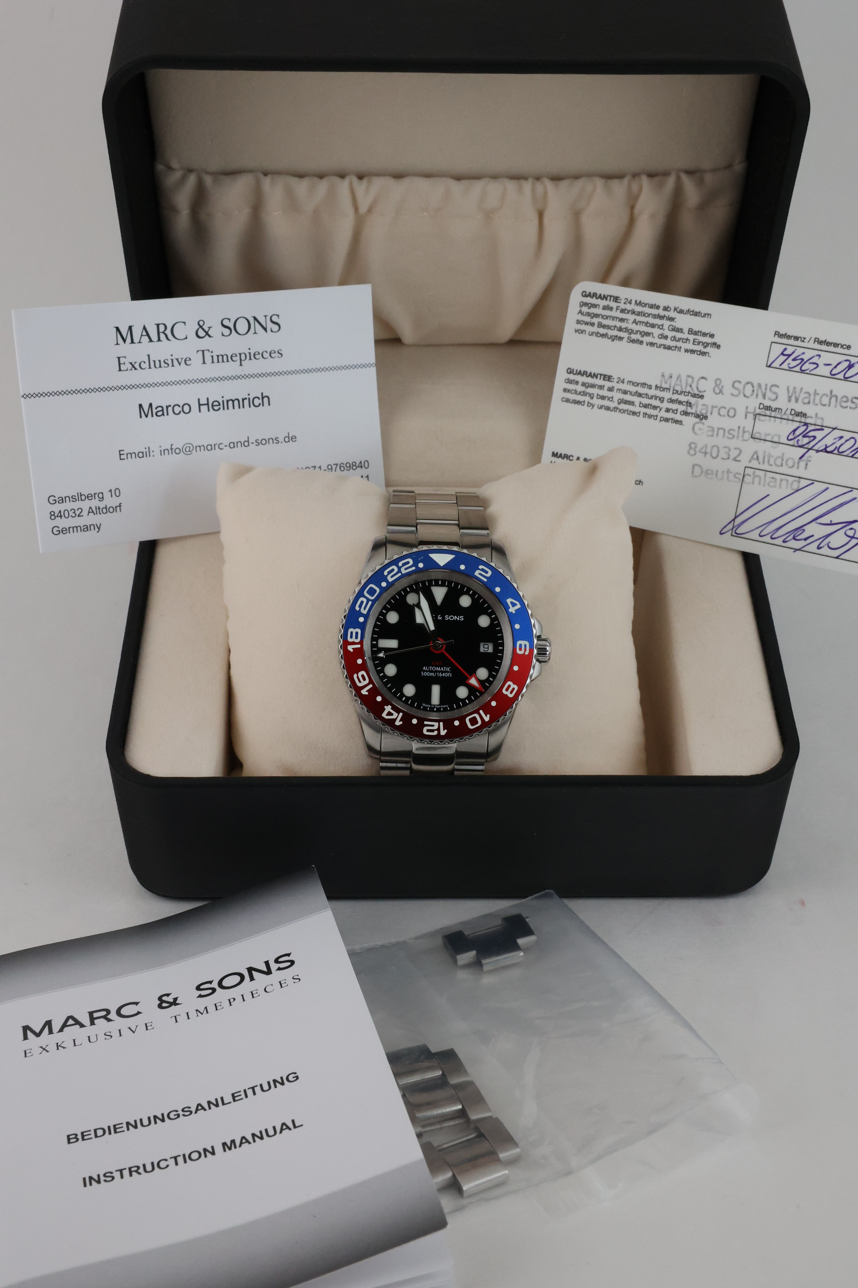 [FSOT] Marc & Sons Automatic GMT (MSG-007-7SJ) - B&P | WatchUSeek Watch ...
