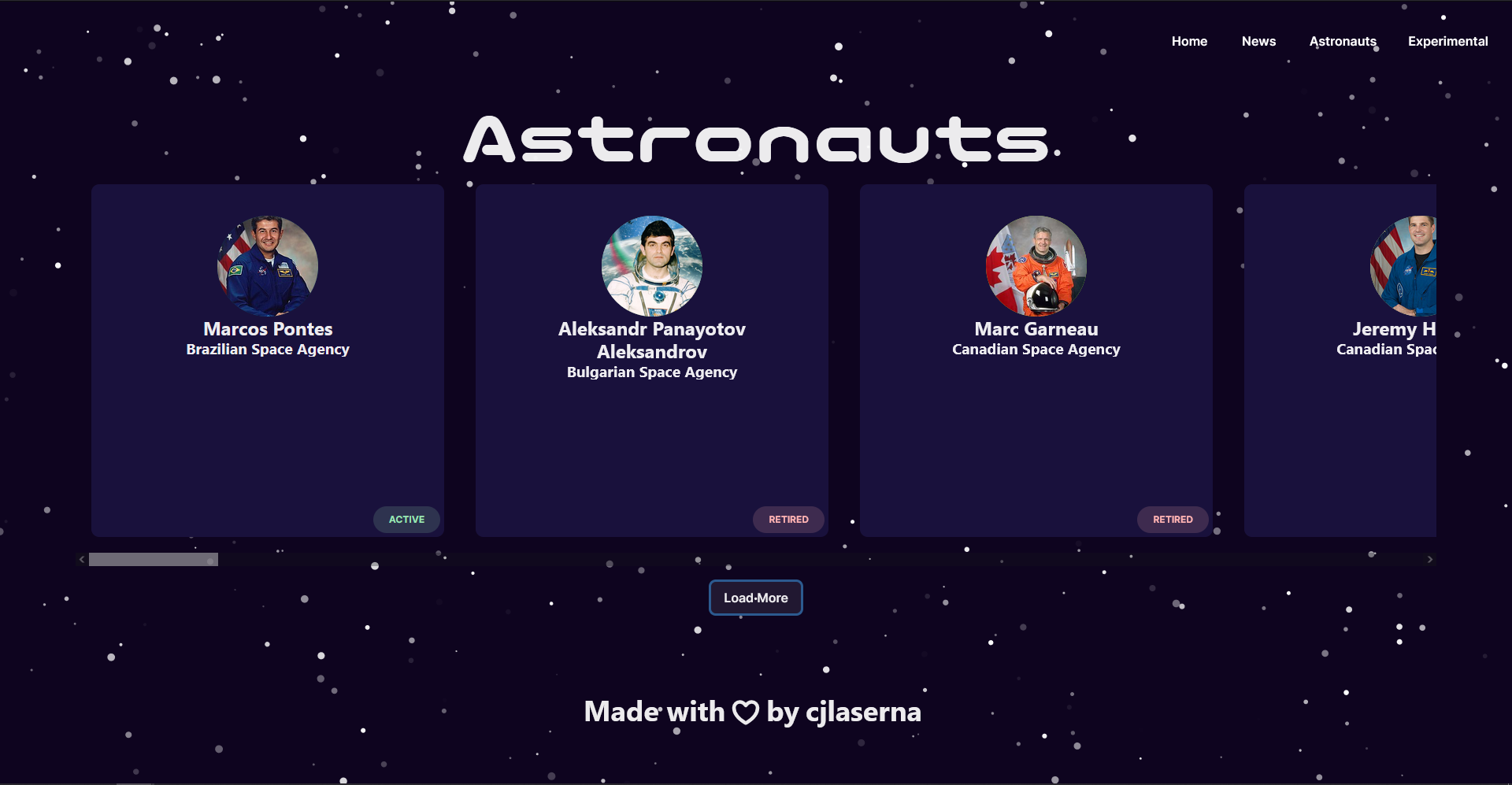 Astronauts Page