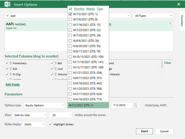 Options-Lookback-Excel