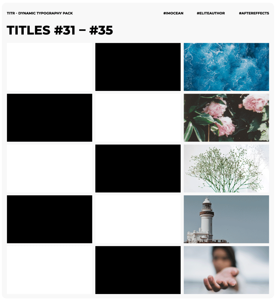 TITR | Dynamic Typography Pack - 14