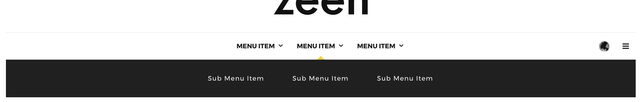 menus