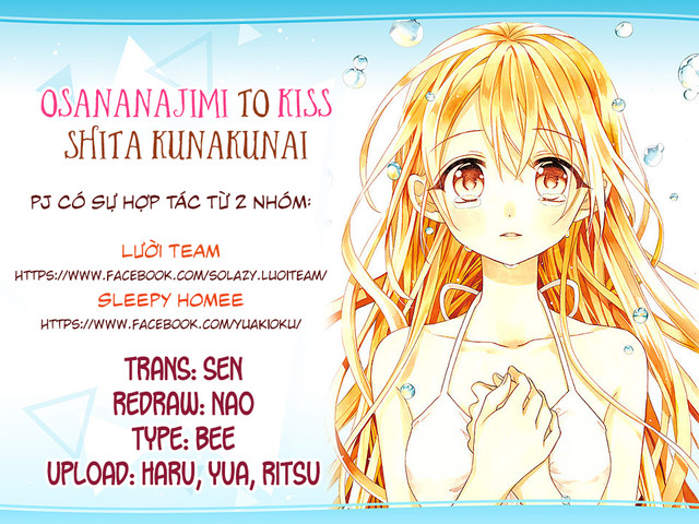 Osananajimi To Kiss Shitakunakunai-Chap 6 – Sleepy Team