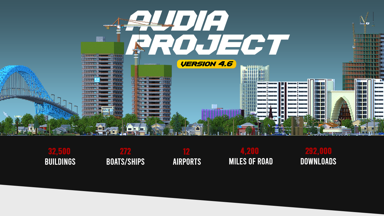 Audia Project: The World Record Size Minecraft City Minecraft Map