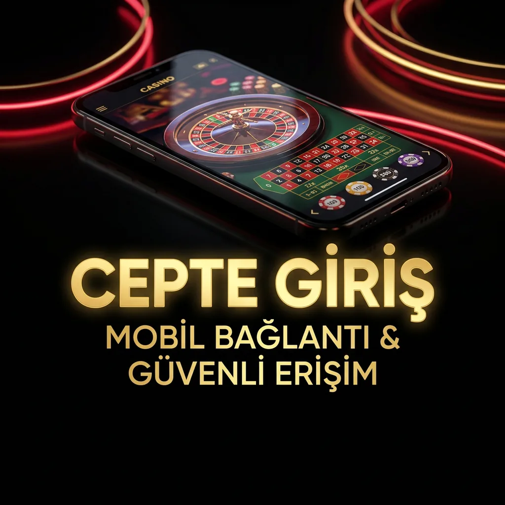 casinoper cepte giriş için ışıklı telefon ekranı