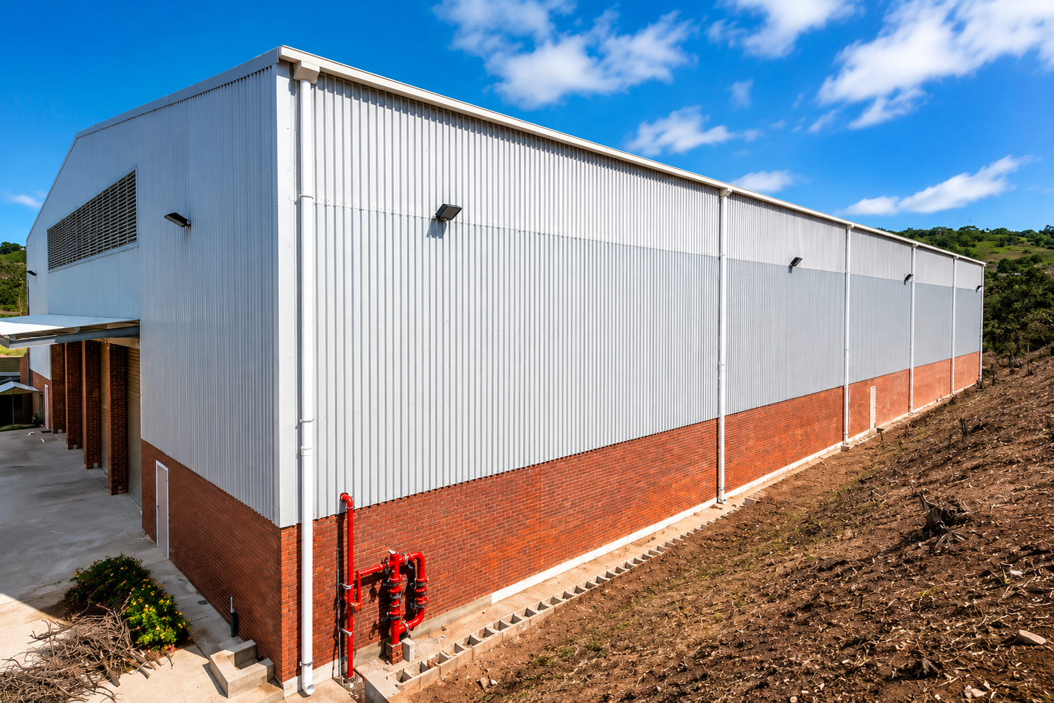 Industrial warehouse roofing