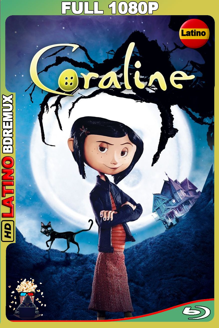 Coraline y la puerta secreta (2009) [Full 1080p] BDREMUX [Latino-Castellano-Inglés]