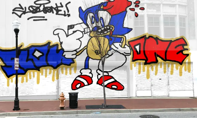 Graffiti artwork by SLOW0NE