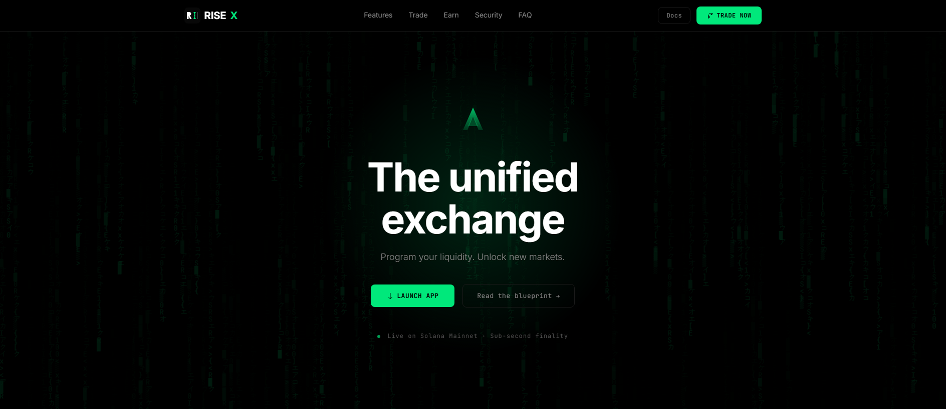 Forensic screenshot of risex-exchange.xyz showing the phishing page layout