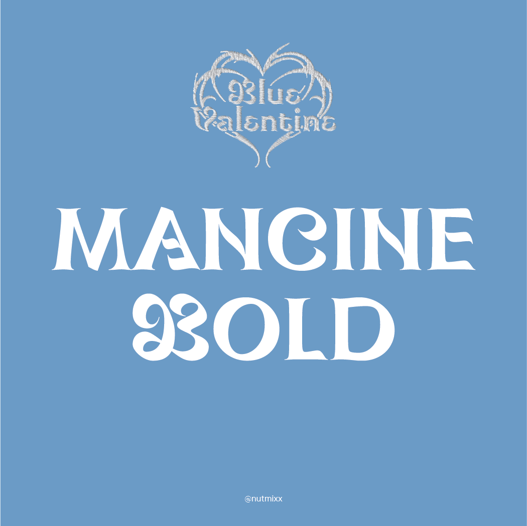 NMIXX BLUE VALENTINE Font, KPOP Font