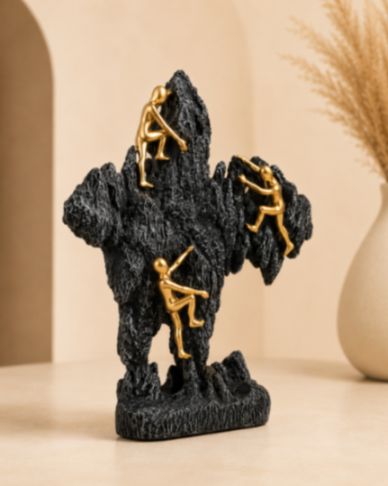 Mountain Climbing Figurine Statue