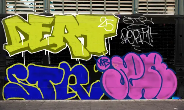 Graffiti artwork by JERR