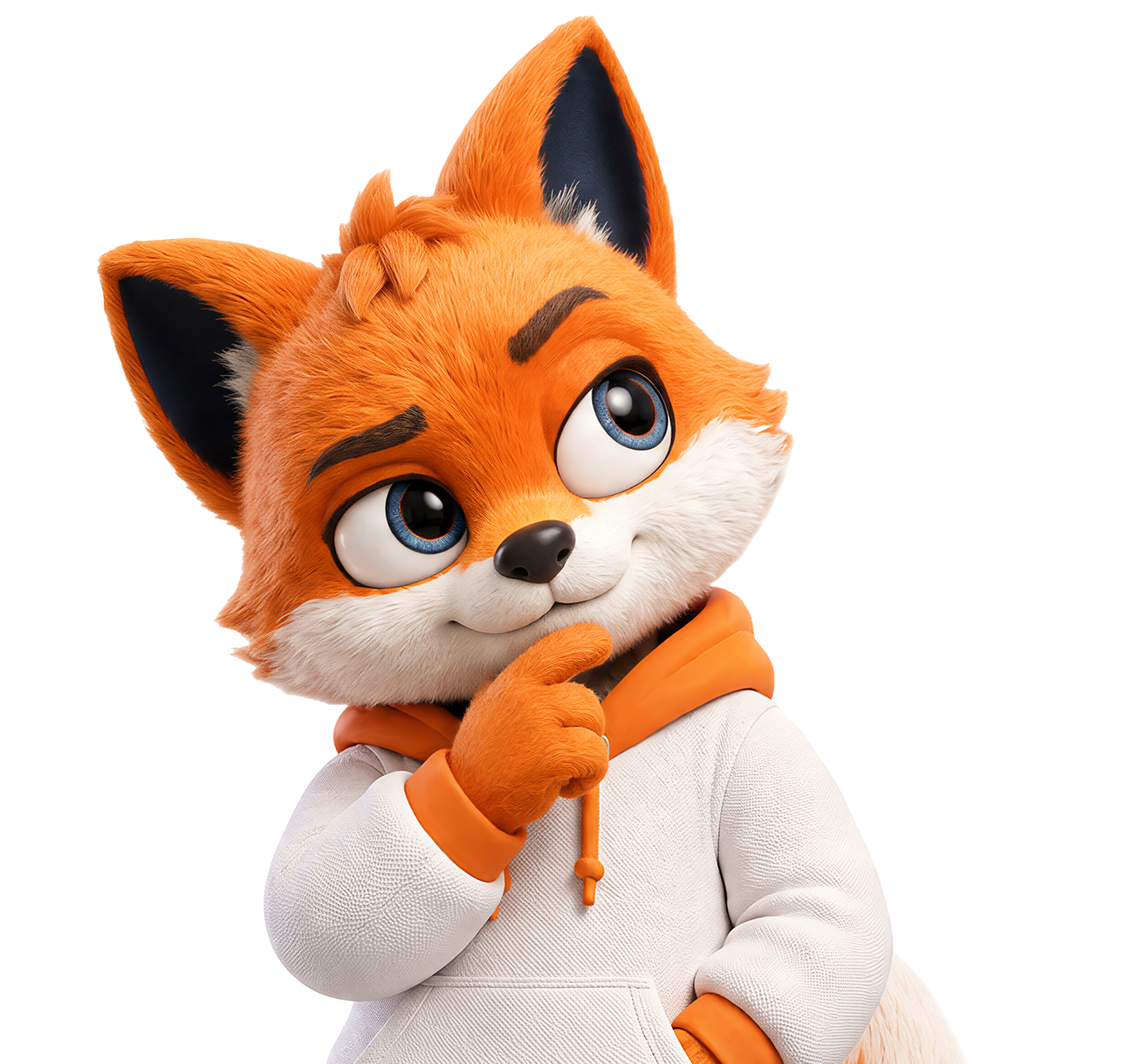 Fox Creative дизайн студия маскот лисенок