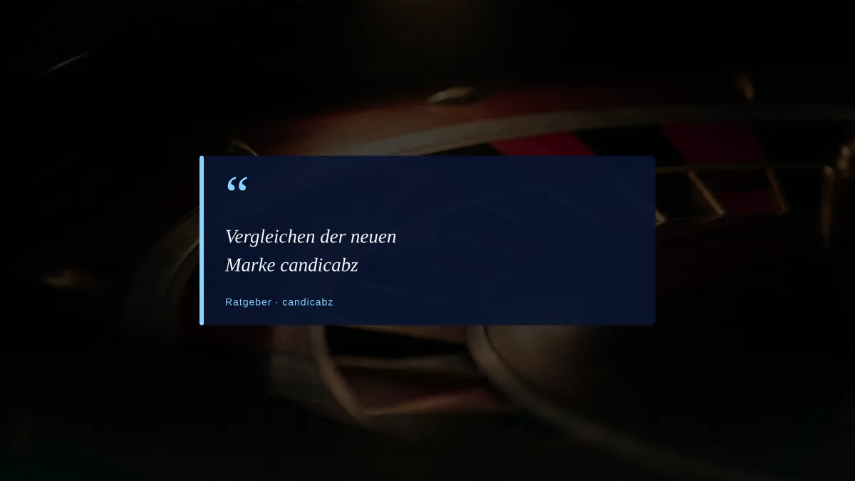 Vergleichen der neuen Marke candicabz