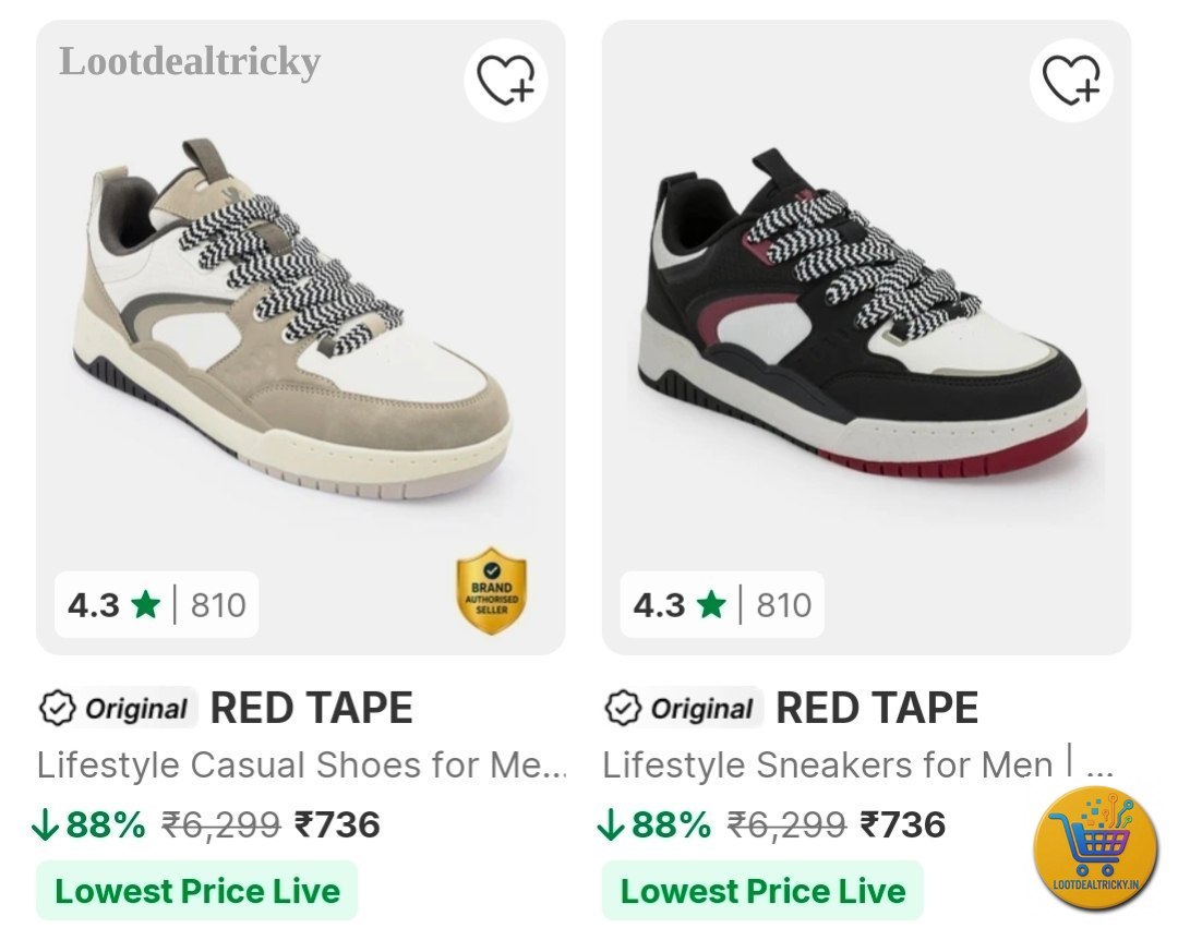 Red Tape Shoes | Loot Ka Maal