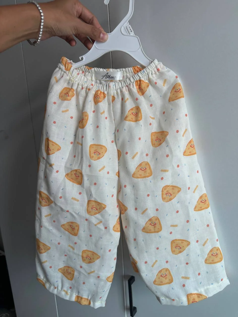 Matching mother and child pyjamas