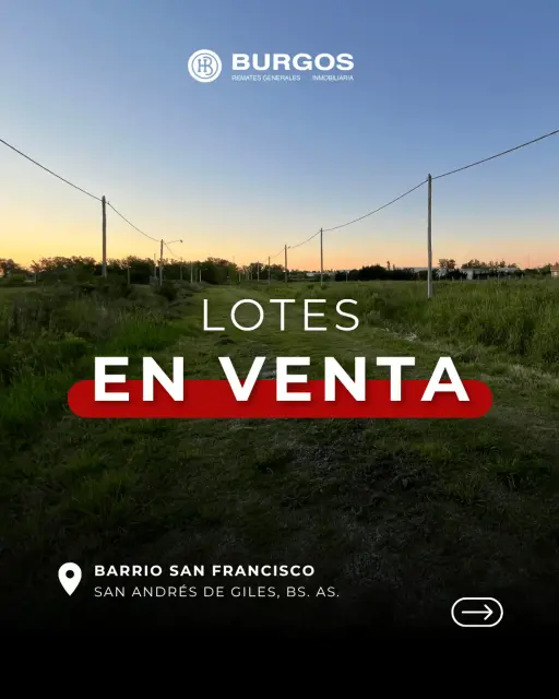 Lotes Barrio San Francisco
