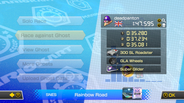 Rainbow Road SNES
