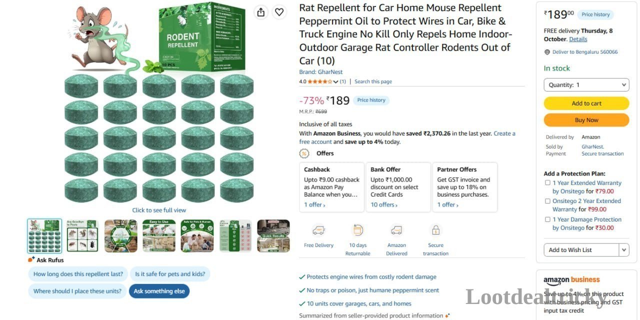 Rat Repellent 10 | Top Unbeatable Deal Rat Repellent 10 | Top Unbeatable Deal