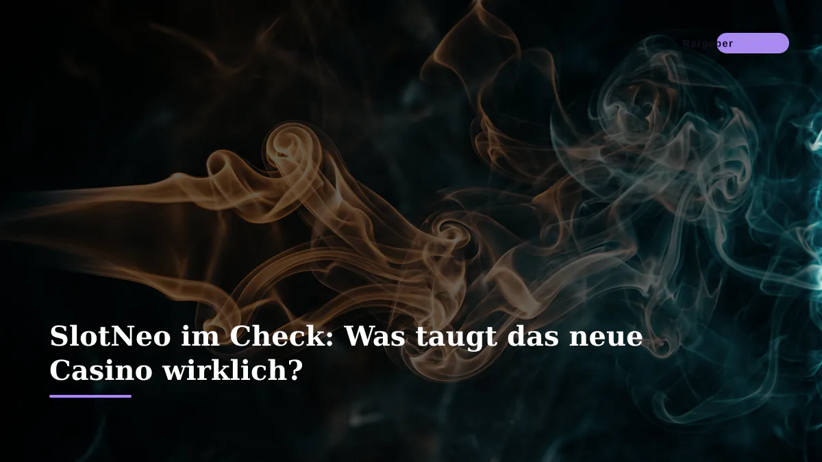SlotNeo im Check: Was taugt das neue Casino wirklich?
