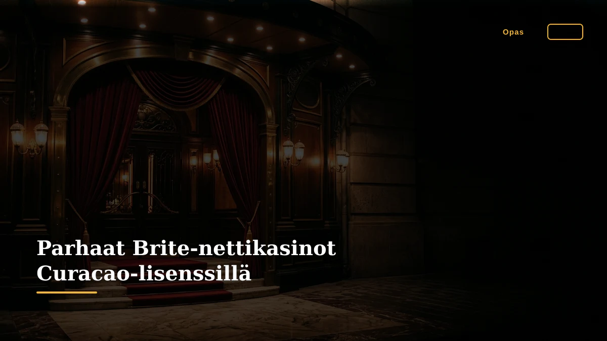 Parhaat Brite-nettikasinot Curacao-lisenssillä