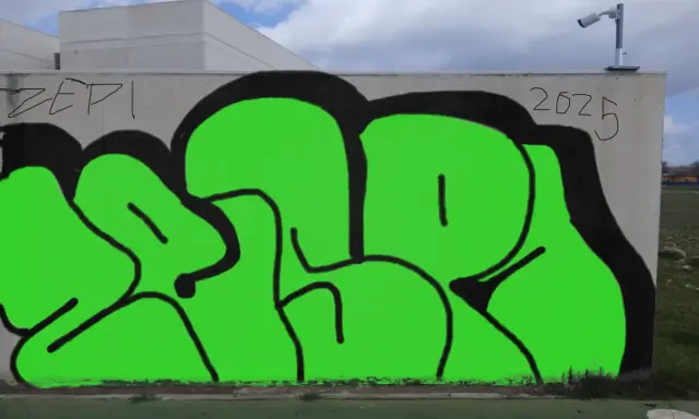 Graffiti artwork by Zepi