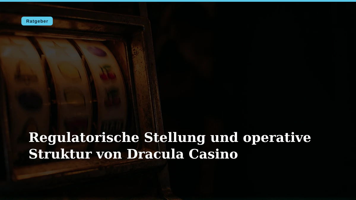 Regulatorische Stellung und operative Struktur von Dracula Casino