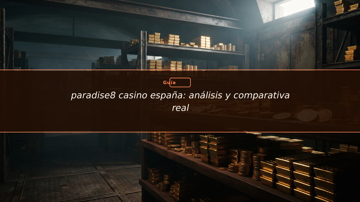 paradise8 casino españa: análisis y comparativa real