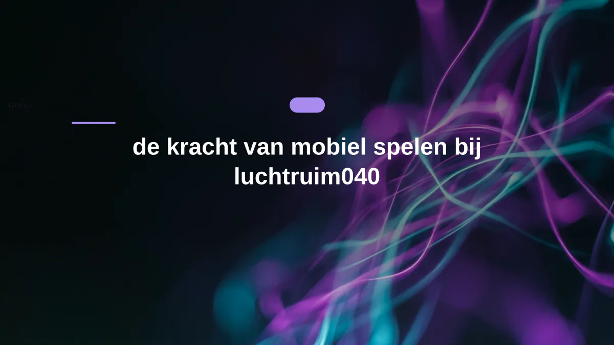 de kracht van mobiel spelen bij luchtruim040