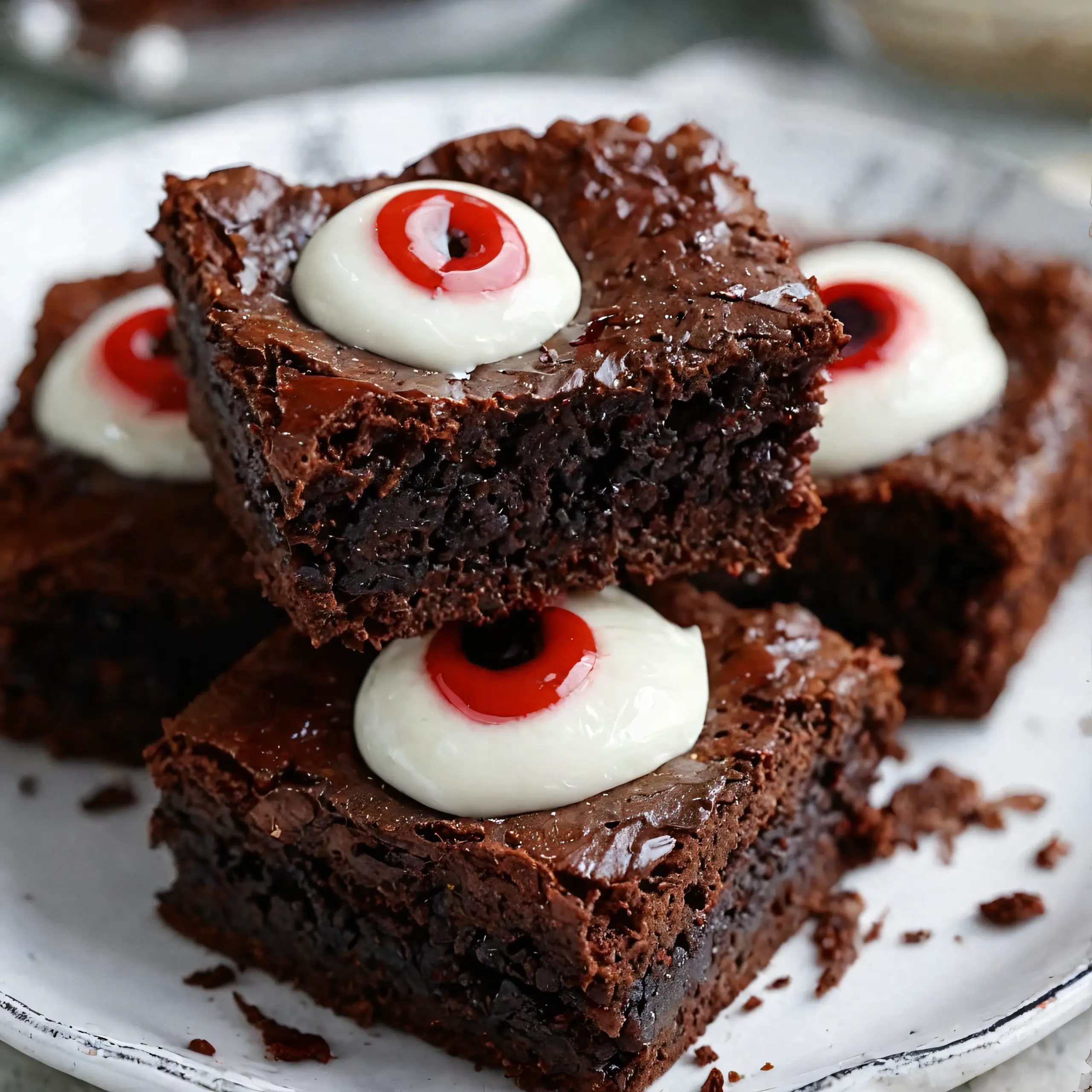 Spooky Brownies – Eyeball Treats