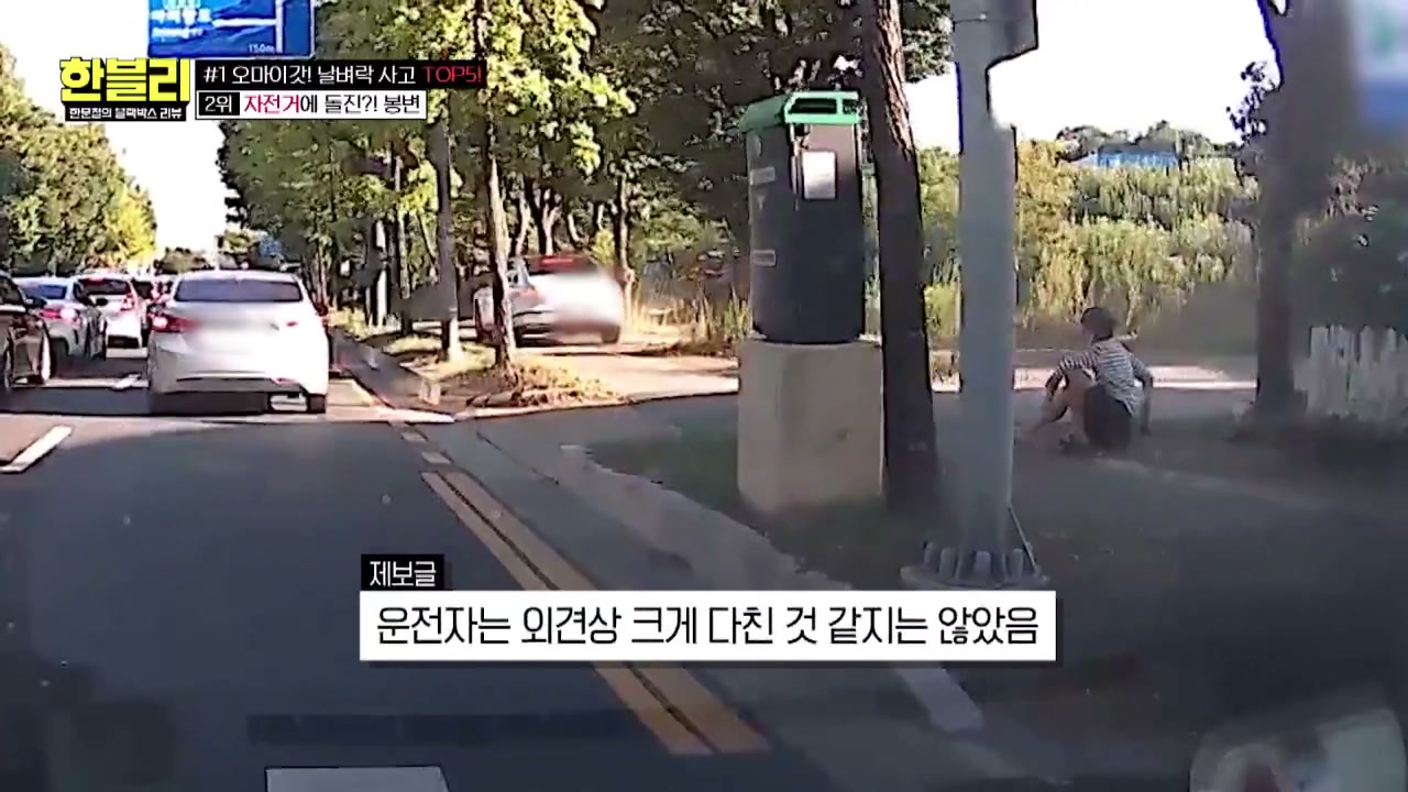 한블리 인도침범 자전거사고 추가 캡처 4
