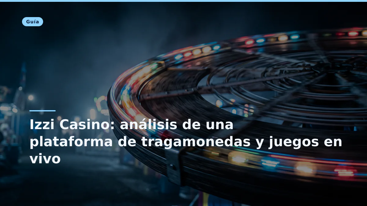 Izzi Casino: análisis de una plataforma de tragamonedas y juegos en vivo