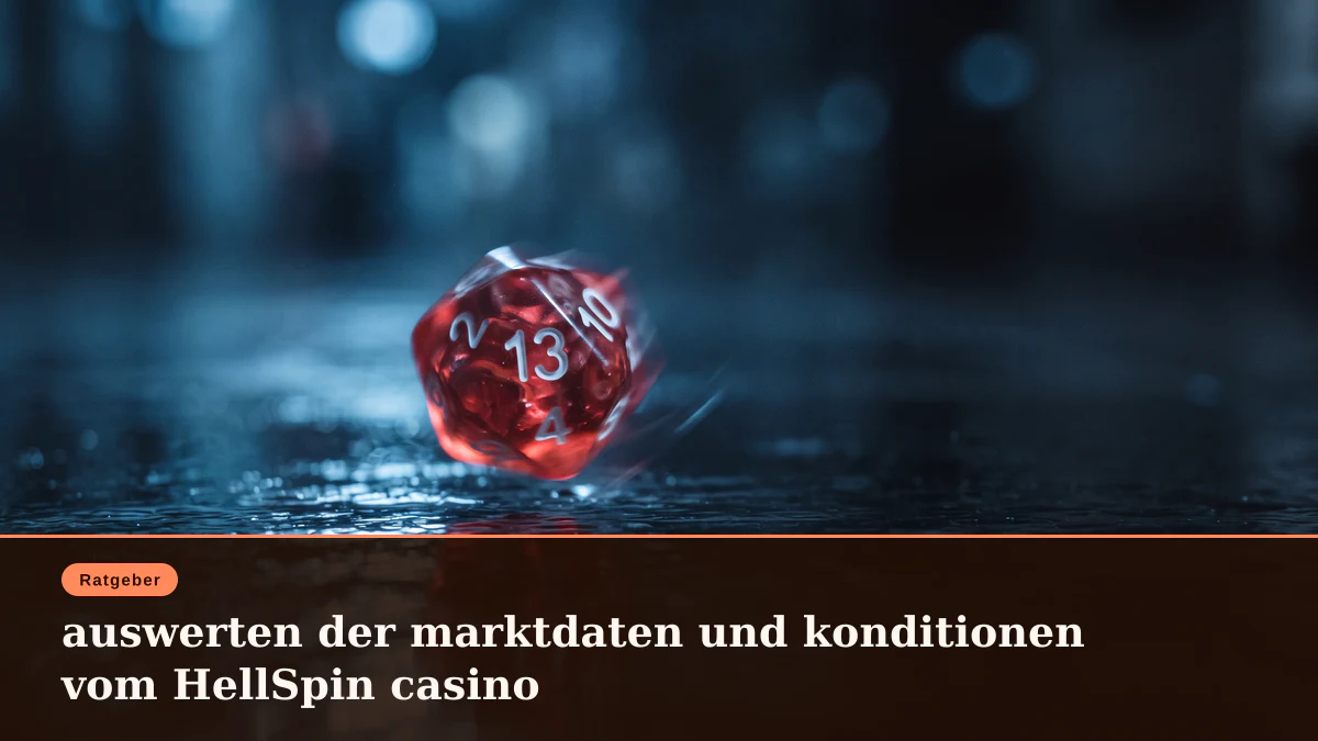 auswerten der marktdaten und konditionen vom HellSpin casino