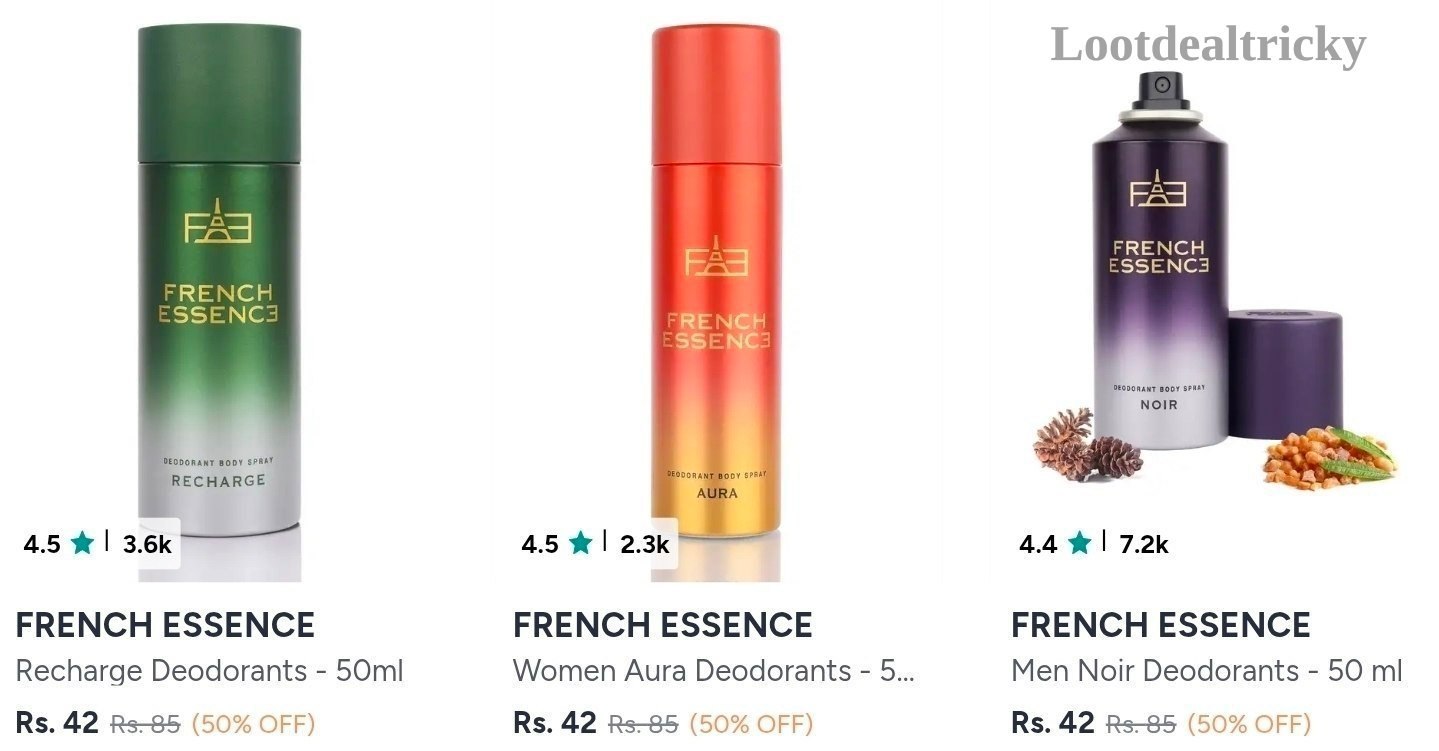 French Essence Deo – Just ₹42 | Limited Time Loot Offer