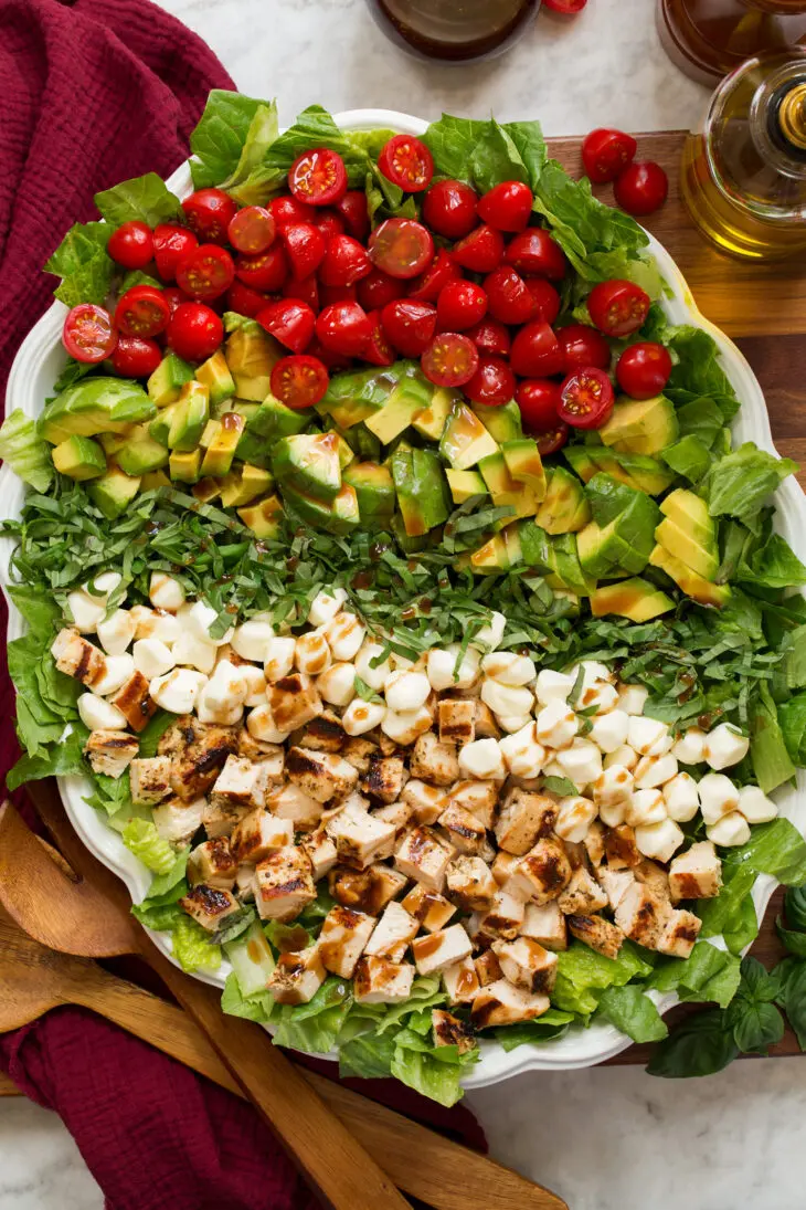 Grilled Chicken and Mozzarella Salad