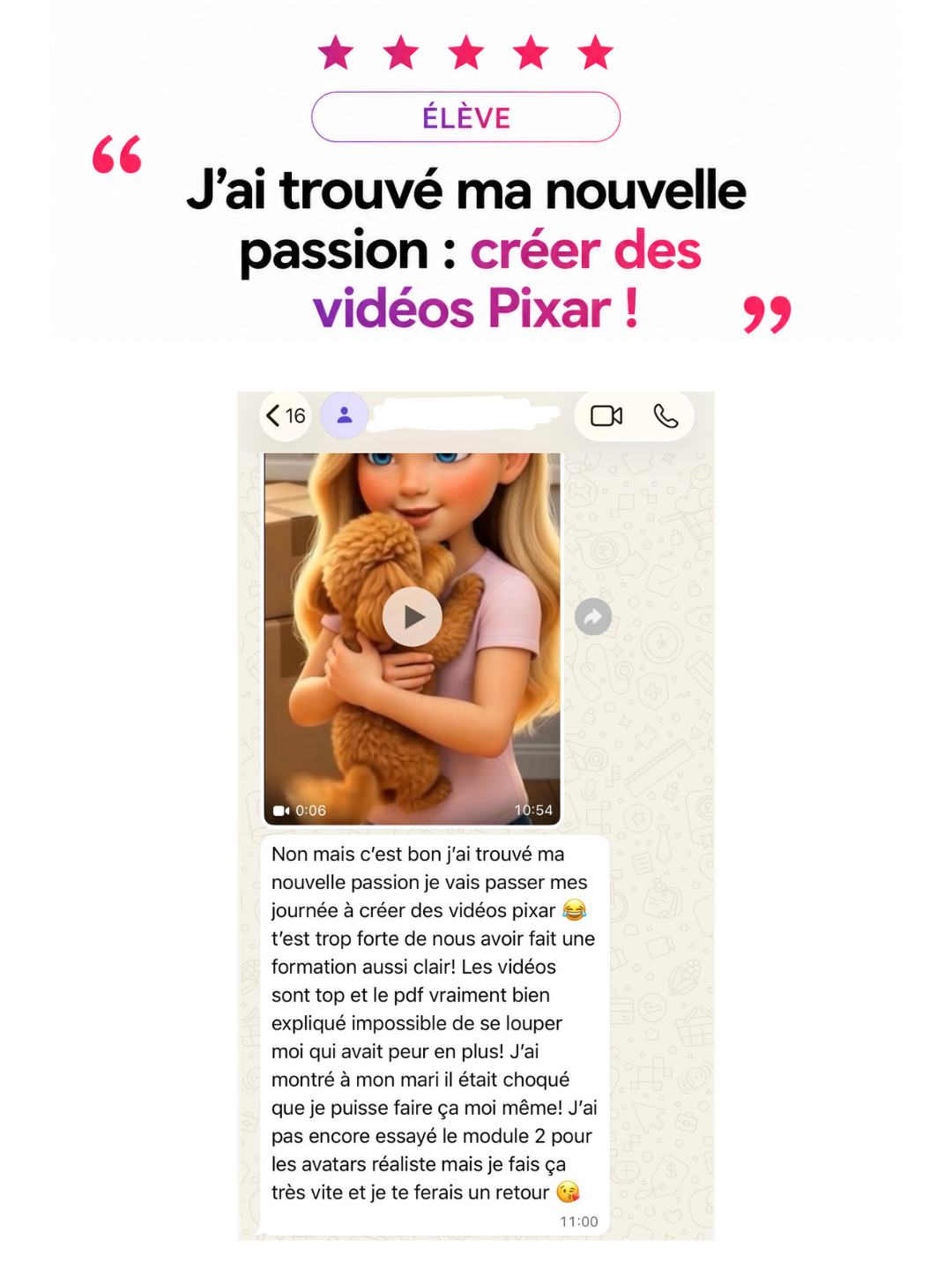 Avis testeuse