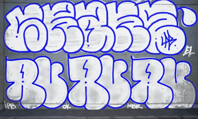 Graffiti artwork by Zkur